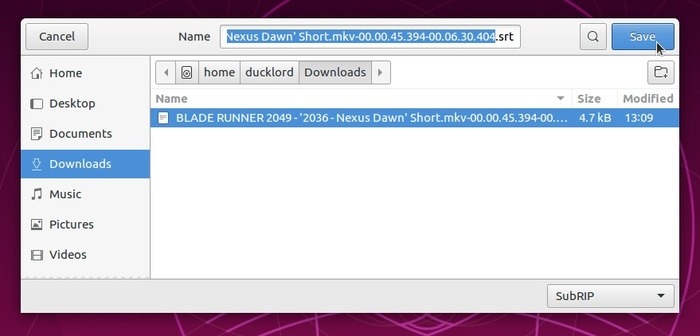 Autofix Subtitles With Subsync Rename File