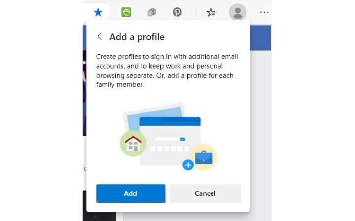 Edge User Profiles Add Profile First