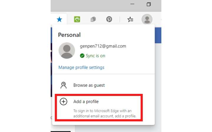 Edge User Profiles Add Profile