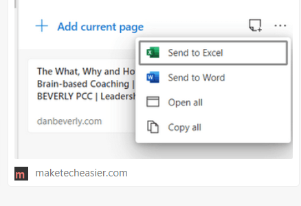 Microsoft Edge Collections Features Canary