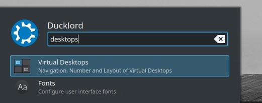 Organize Desktop With Kde Find Virtual Desktops Entry