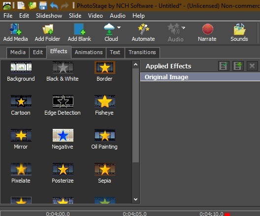 View Slideshow Windows 10 Photostage By Nch Software Additional Effects