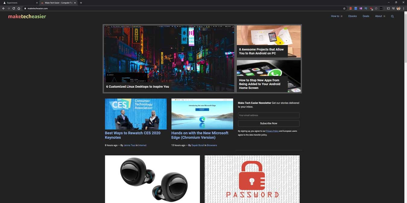 Add Dark Mode Google Chrome Featured