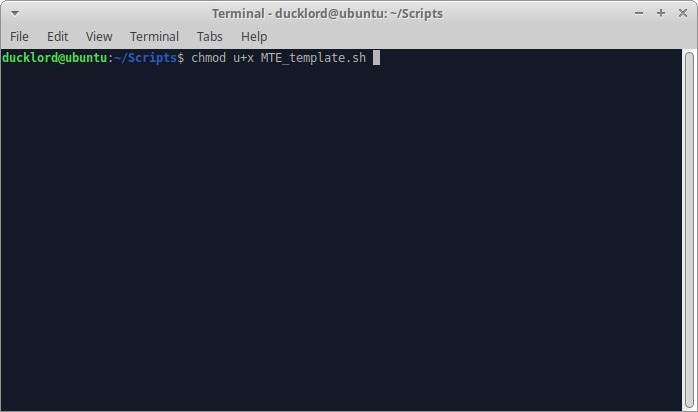 Bash Doc Templates Make Executable