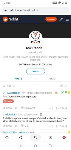 Chrome Layout Bottom Layout