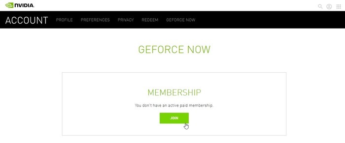 Geforce Now Game Streaming Nvidia Account