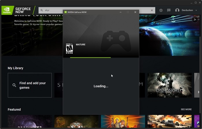 Geforce Now Game Streaming Start Playing
