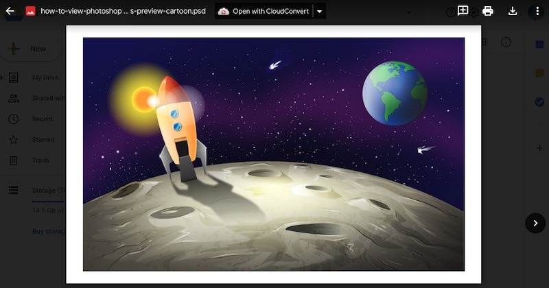 How To View Photoshop Files Preview Google Drive