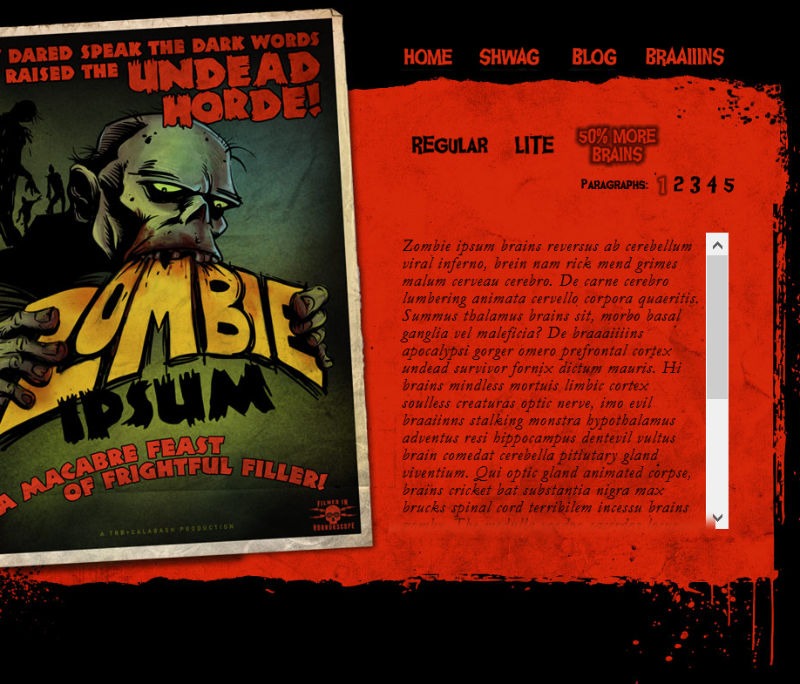 Lorem Ipsum Zombie