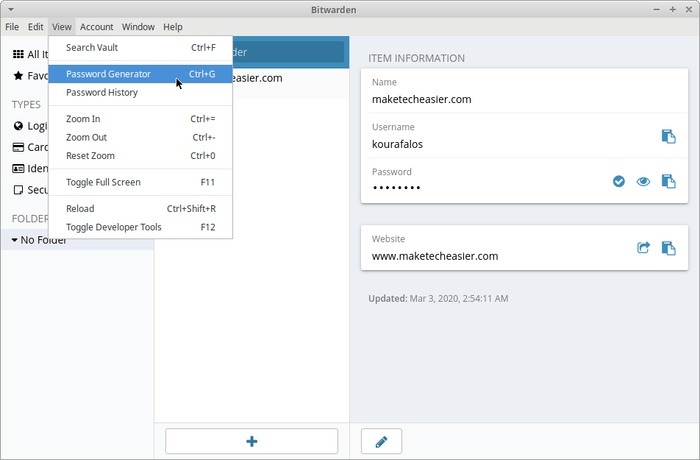 Manage Passwords With Bitwarden Pass Generator