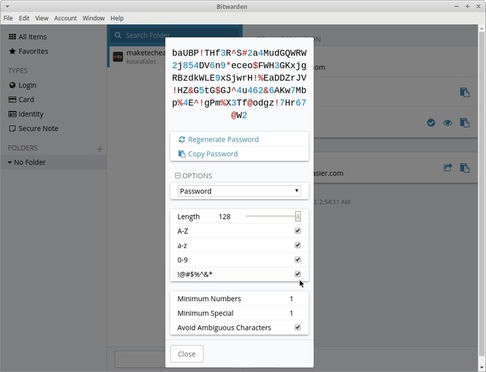 Manage Passwords With Bitwarden Password Complexity