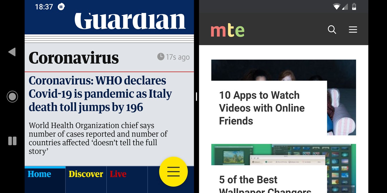Set Up Multitasking Android Header