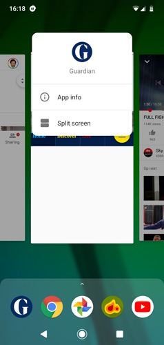 Set Up Multitasking Android Split Screen