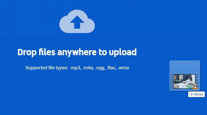 Youtube Library Upload Screen