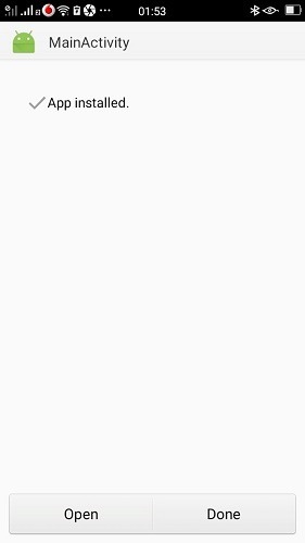 Access Android Kali Linux App Installed