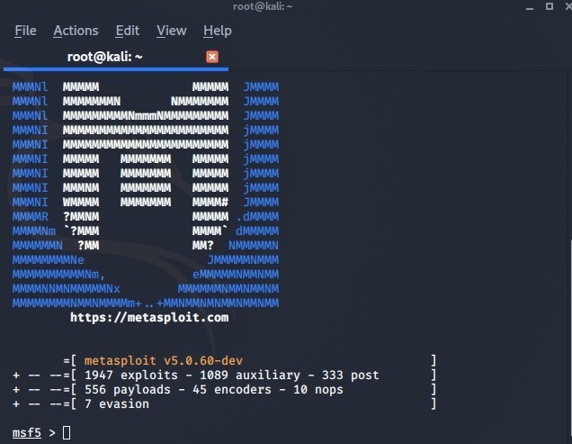 Android Camera Kali Linux Msfconsole Launched
