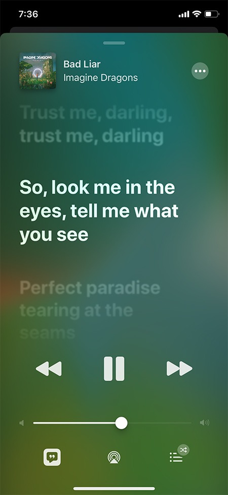 Apple Music Lyrics Ios