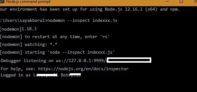 Create Discord Bot Logging In As Bot
