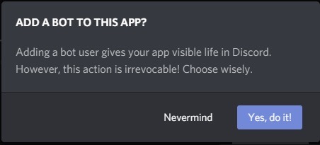Create Discord Bot Permission