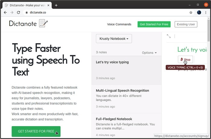 Dictate With Docs And Friends Dictanote Start