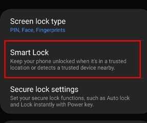 Fix Android Trusted Places Smart Lock