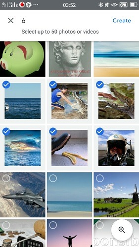 Google Photos For You Create New Movie Select Items