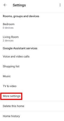 Google Reminders Home More