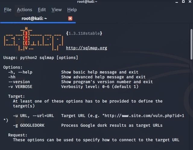 List Penetration Tools Kali Linux Sqlmap