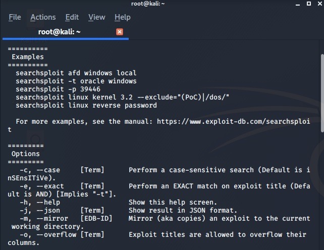 List Penetration Tools Kali Linux Searchsploit