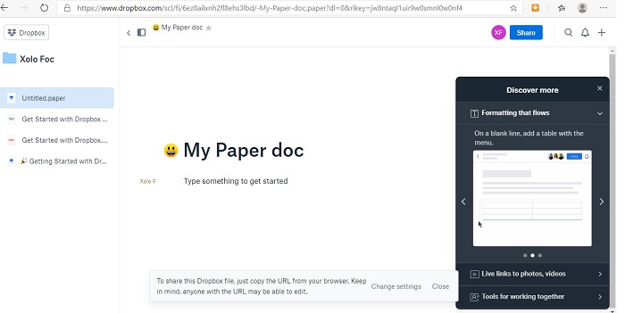 Remote Teams Dropbox