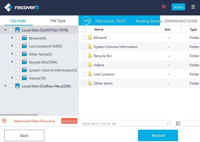 Restore Accidentally Deleted Crashed Hard Drive Recoverit Scanning