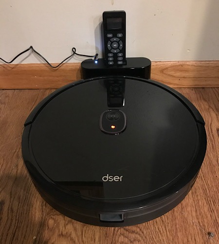 Review Dser Robotgeek Vacuum Charging