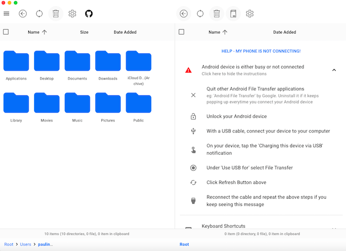 You can transfer files between Android and Mac, using the free OpenMTP application. 