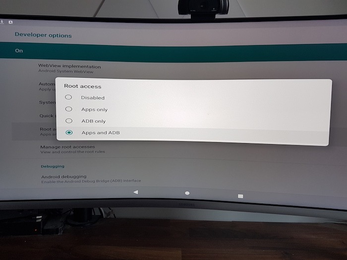 Enter commands into the Android Recovery Mode Terminal.