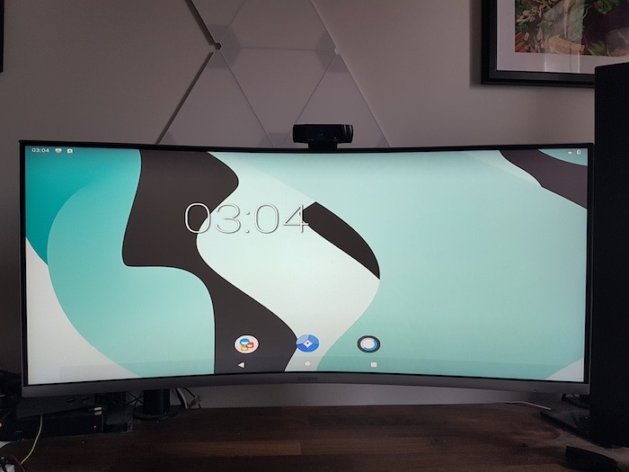 You'll now be taken to the main Android homescreen.