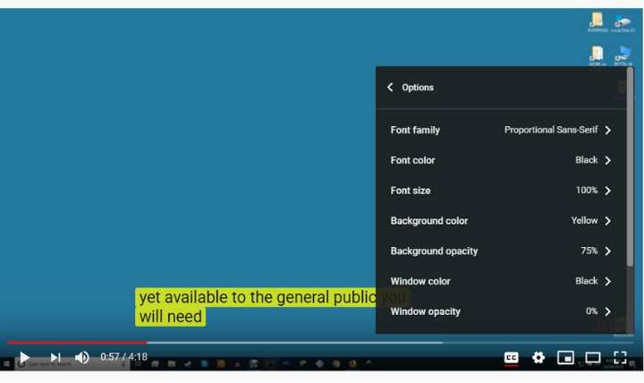 Enable Youtube Captions Pc Caption Styles