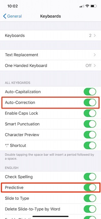 Fix Autocorrect Iphone Disable Autocorrect