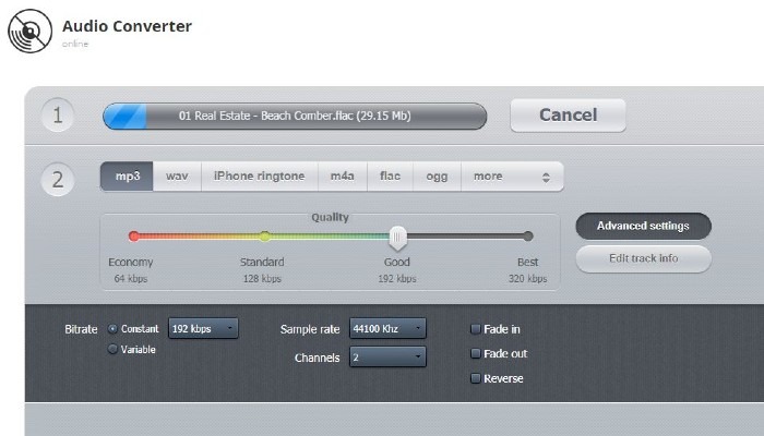 Flac To Mp3 Online Audio Converter