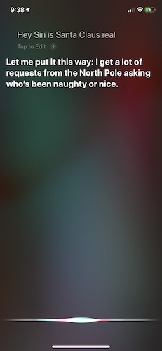 Funny Things Ask Siri For Kids Santa