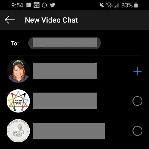 Instagram Cowatching Plus Sign Contacts