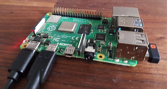 Attach all of your peripherals to your Raspberry Pi. 
