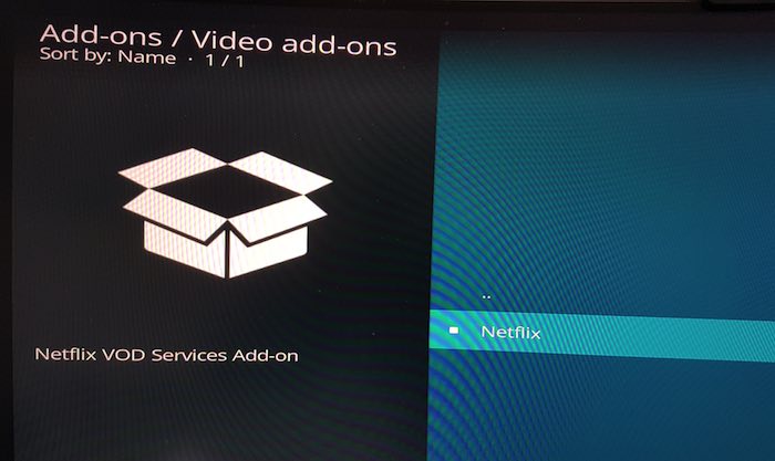 Netflix will now appear as a Kodi video add-on!