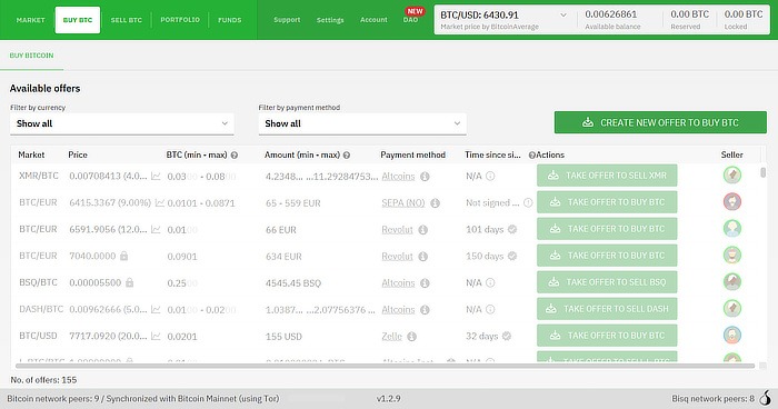 No Kyc Crypto Bisq Market