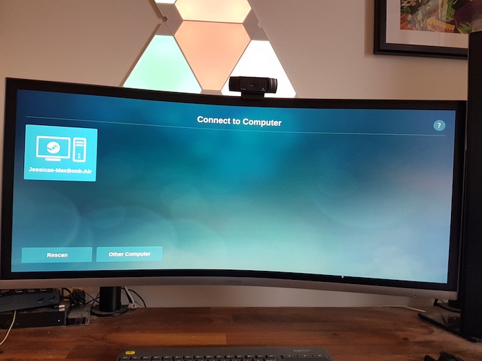 Raspberry Pie should detect your laptop or computer automatically. 