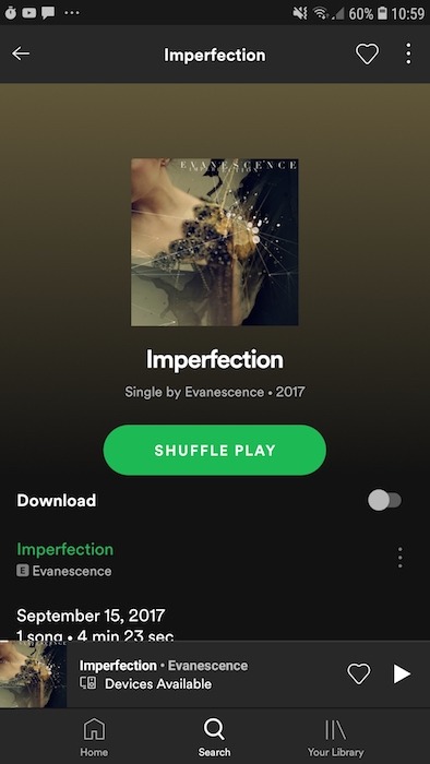 All of the available devices will be displayed towards the bottom of the screen.