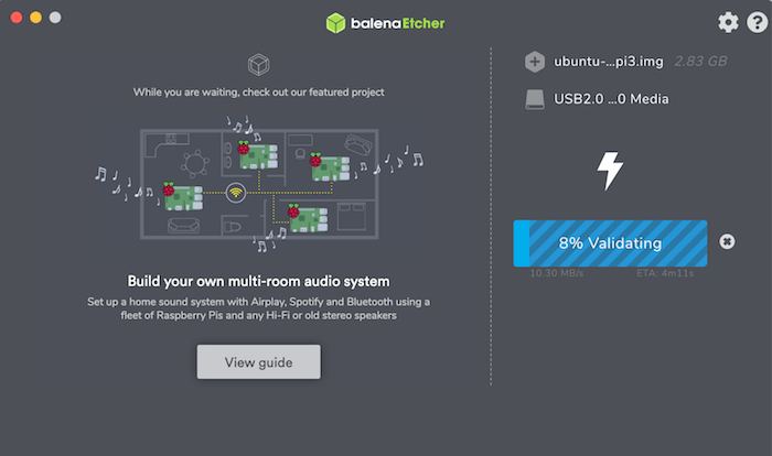 Write Ubuntu to your SD card, using the free Etcher app.