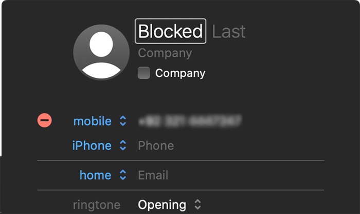 Block Messages Macos Contact Block Messages Macos Contact