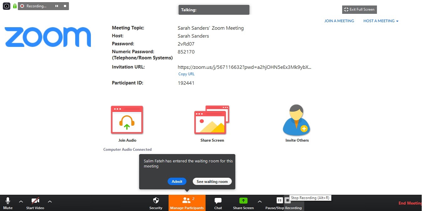 Featured Zoom Meeting Recordings