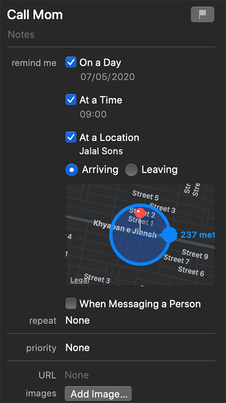 Location Based Reminders Geofence Macos