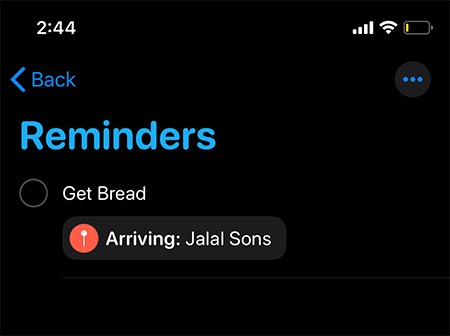 Location Based Reminders Reminder Ios